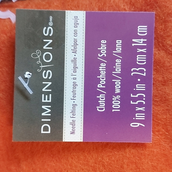 Felted Wool Clutch - Picture 6 of 7